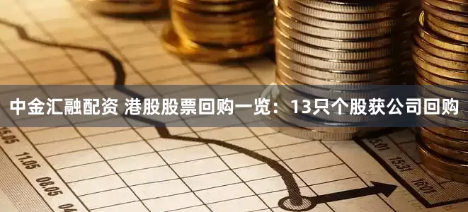 中金汇融配资 港股股票回购一览：13只个股获公司回购